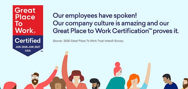Certus Earns Great Place To Work® Certification for Fourth Consecutive Year